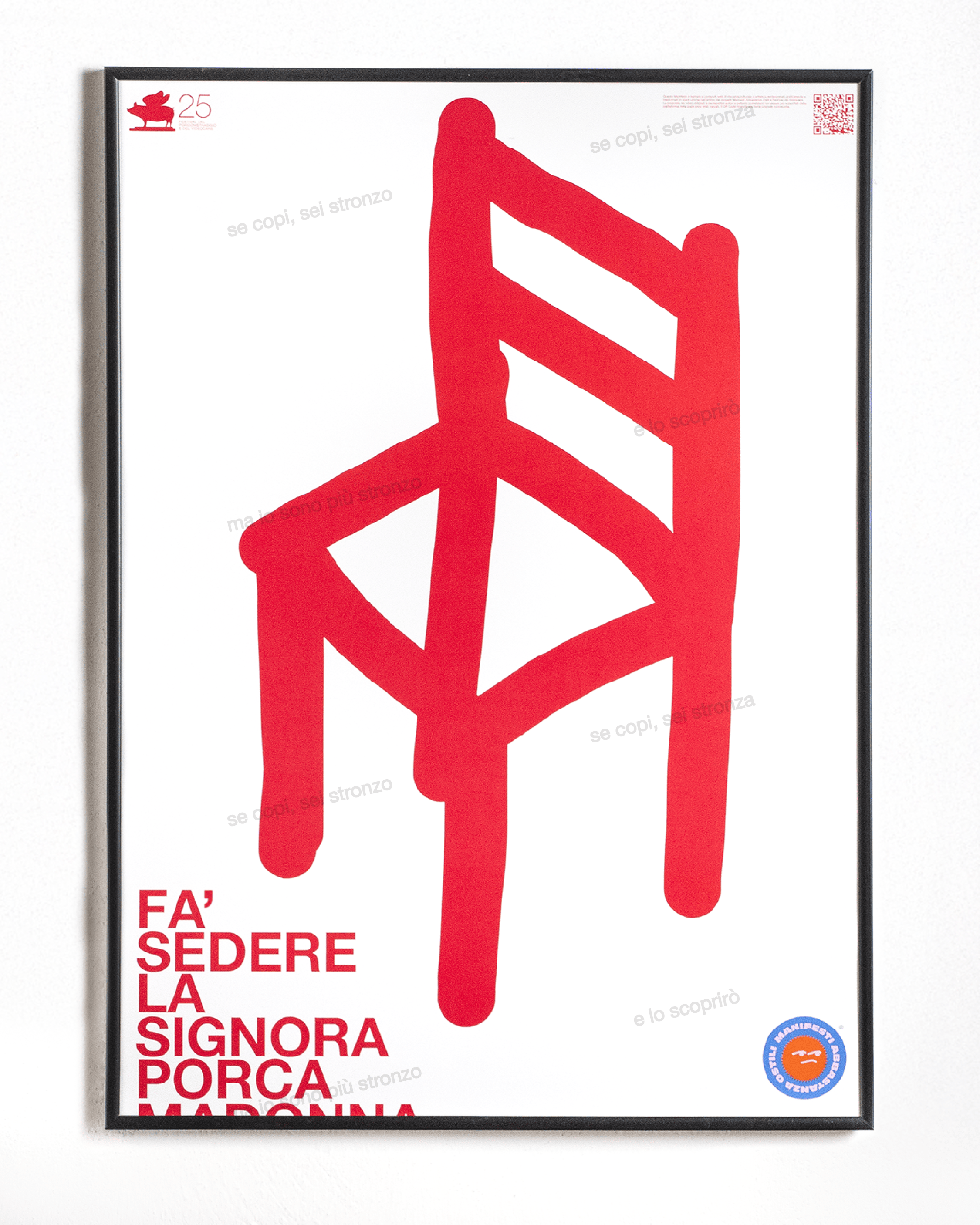 Fa' sedere la signora