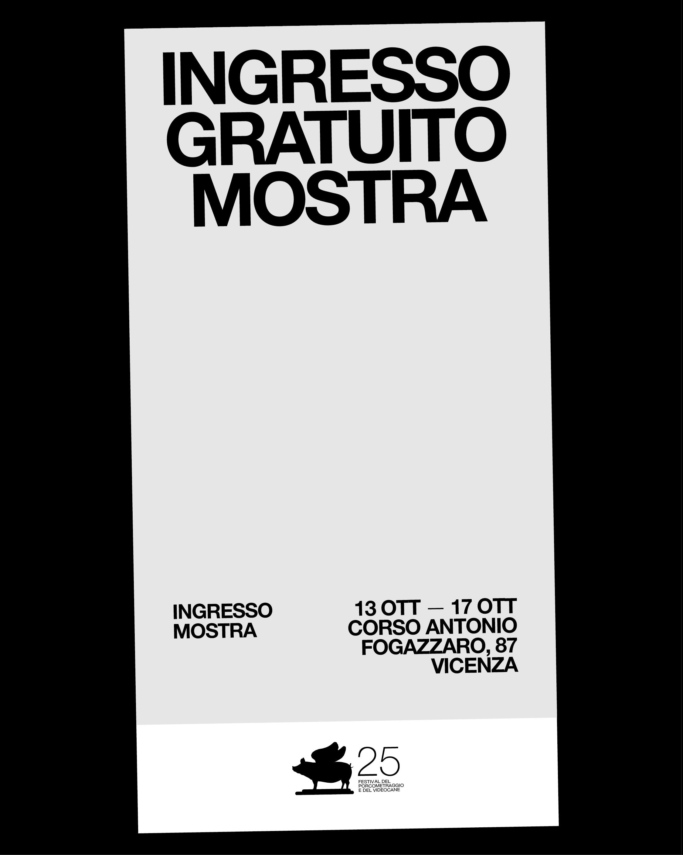 Biglietto gratuito MOSTRA